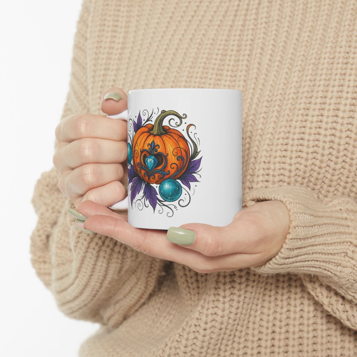 Crystal Pumpkin Coffee Mug