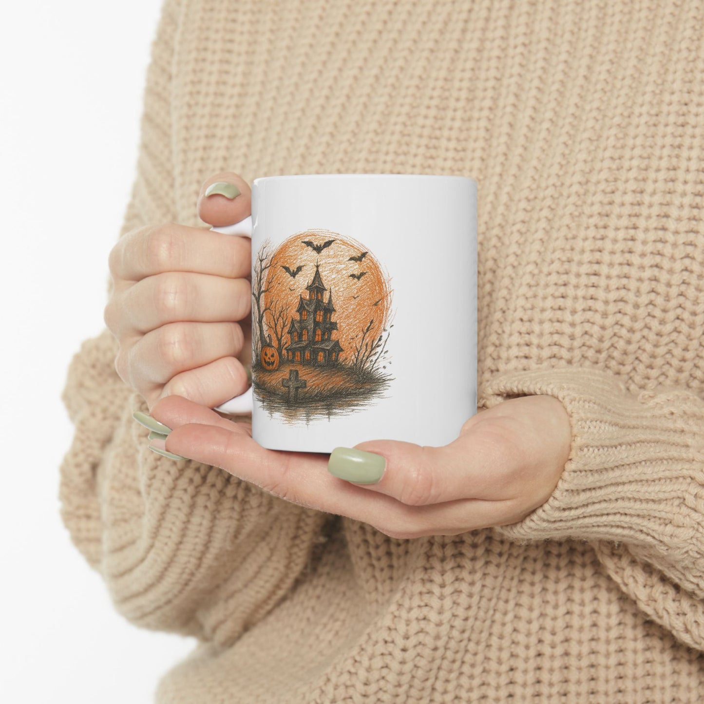 Cozy Haunted House Coffee Mug