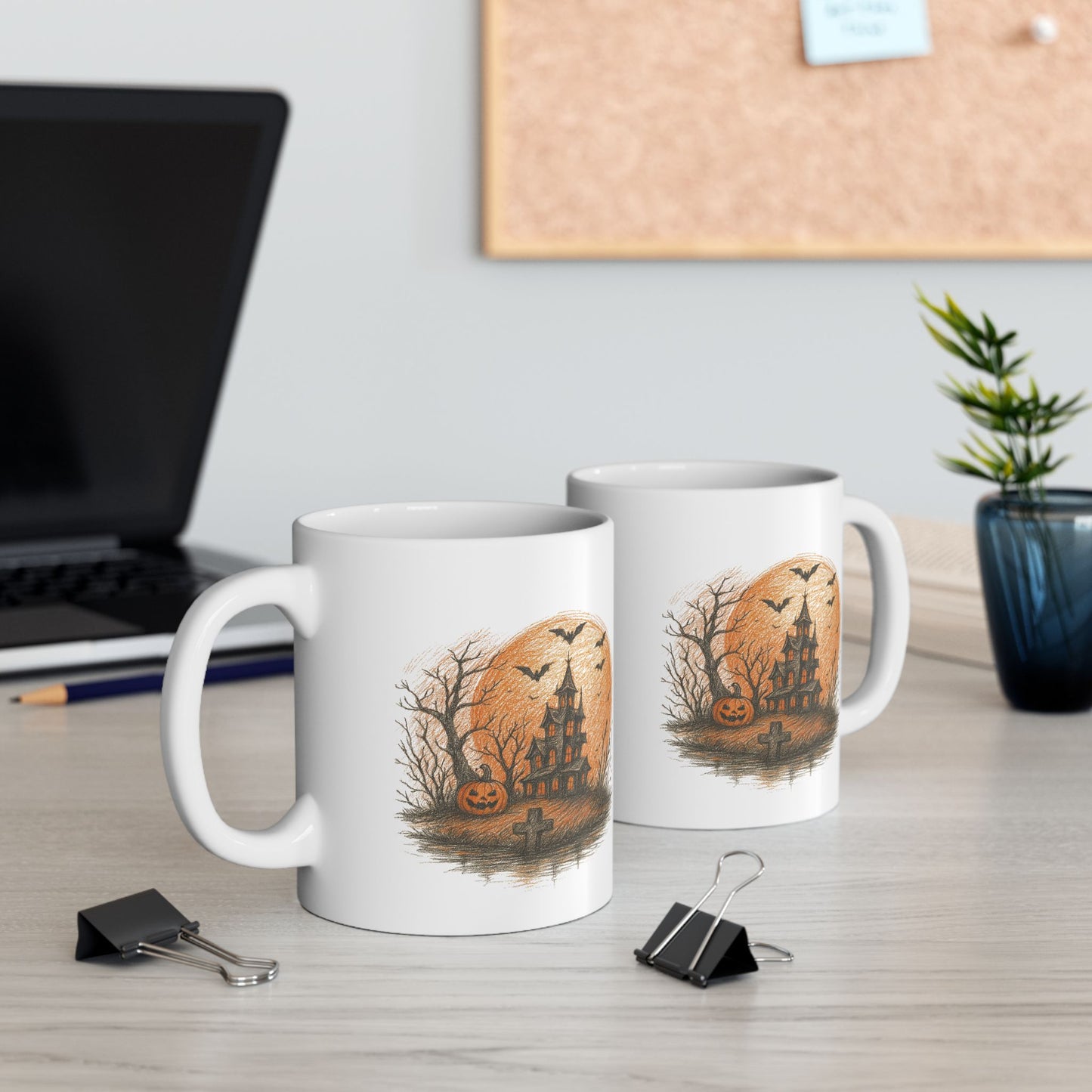 Cozy Haunted House Coffee Mug