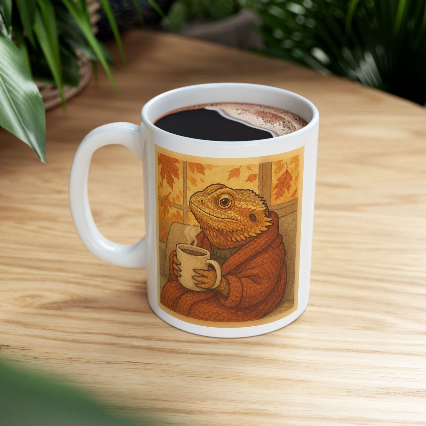Cozy Bearded Dragon Coffee Mug