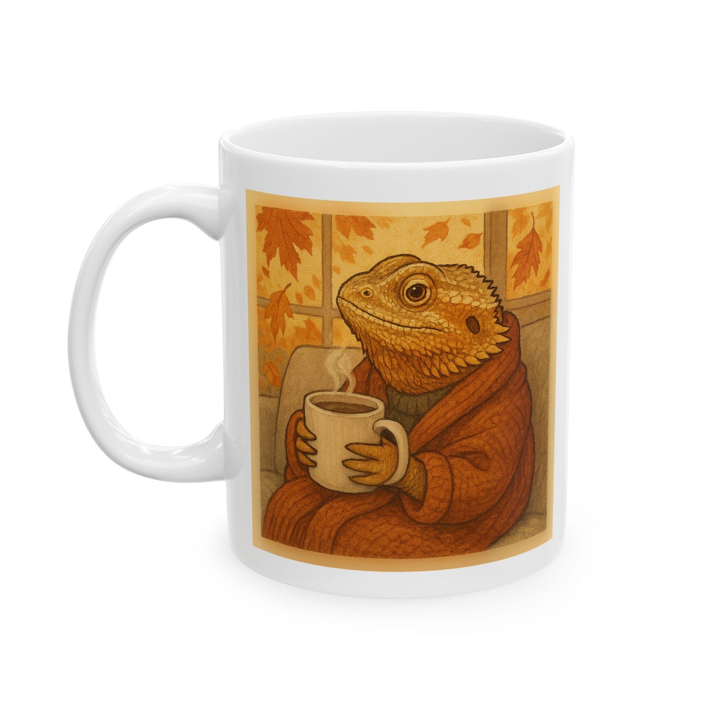 Cozy Bearded Dragon Coffee Mug