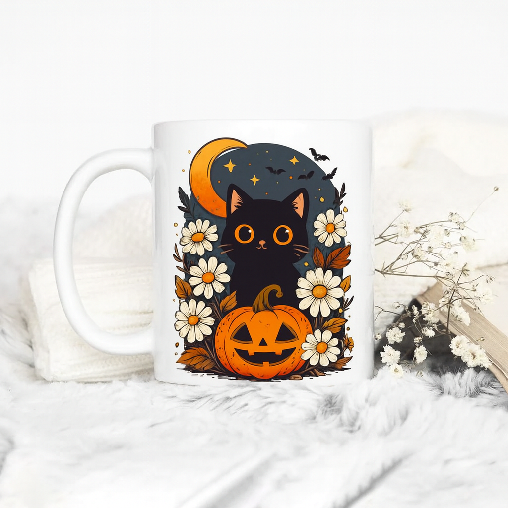 Halloween Cat Coffee Mug