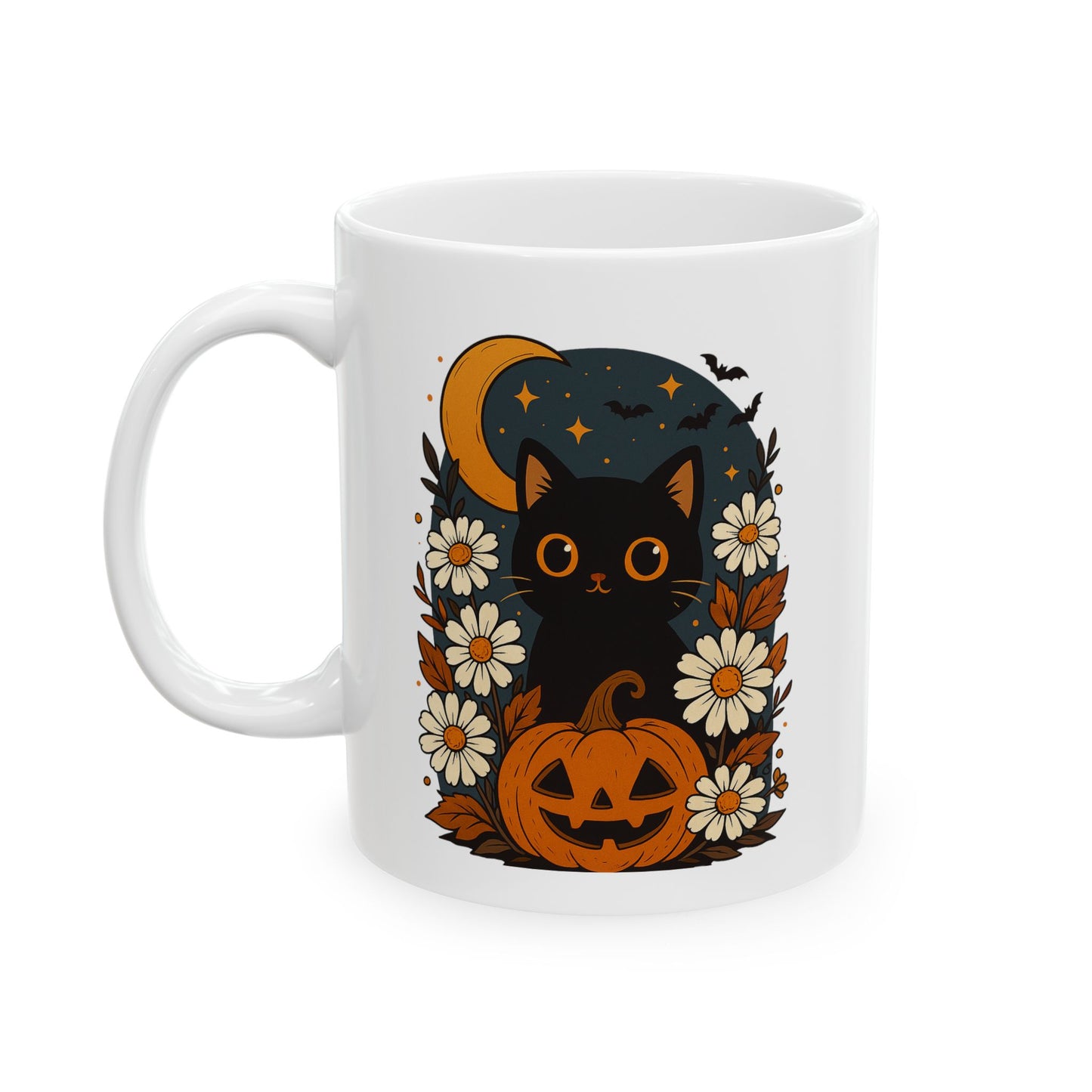Halloween Cat Coffee Mug