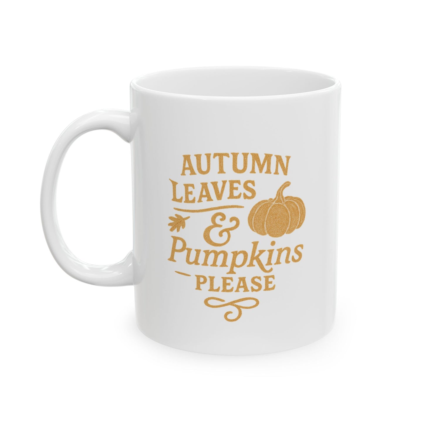 Cozy Autums Leaves Coffee Mug