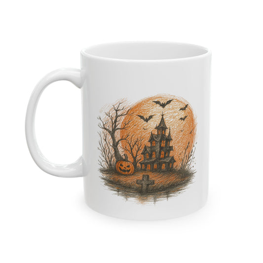 Cozy Haunted House Coffee Mug
