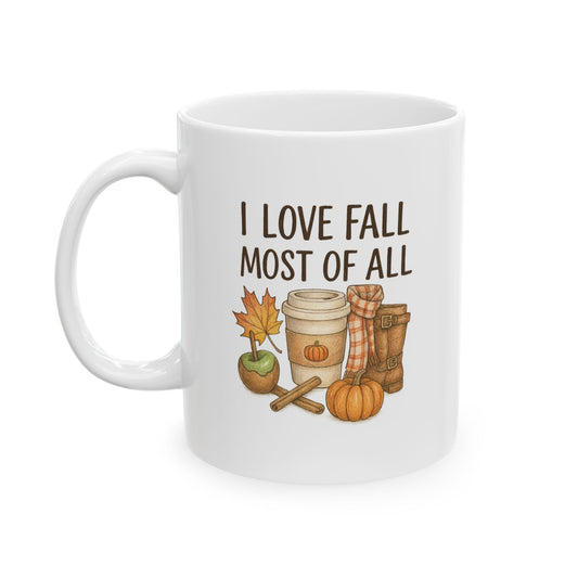 I Love Fall Coffee Mug