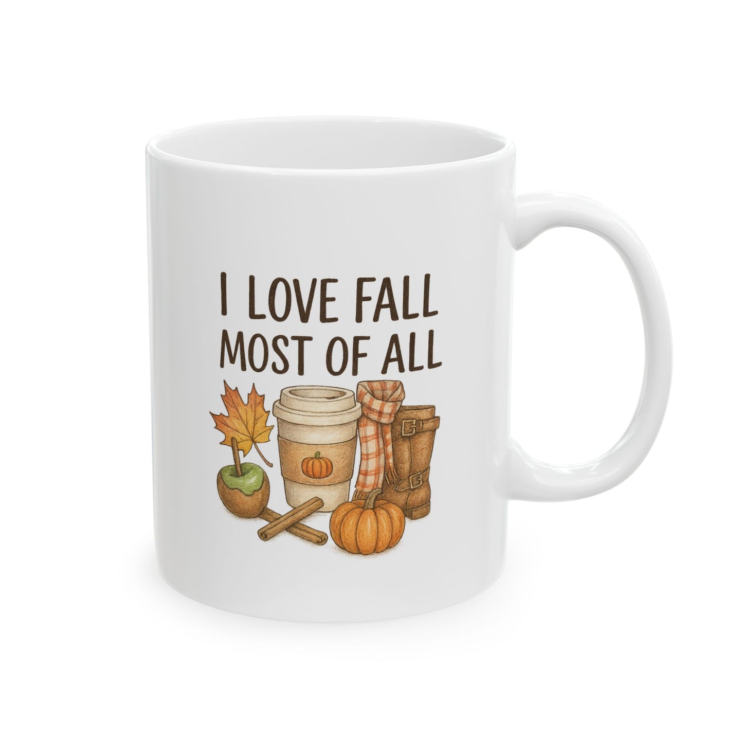 I Love Fall Coffee Mug