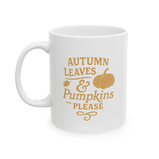 Cozy Autums Leaves Coffee Mug