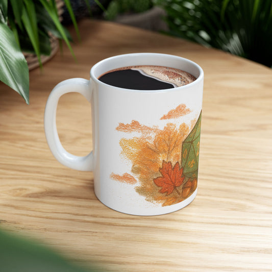 Fall D20 Ceramic Mug